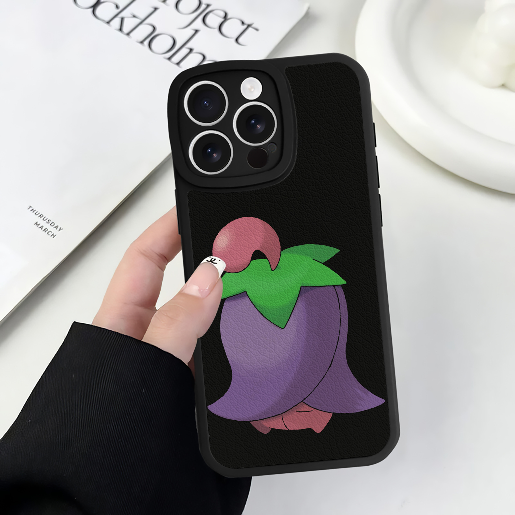 （画像用） ポケットモンスター Pokémon 【iPhone 16シリーズ対応】シリコンスマホケース（レザー調） 材質：シリコン
